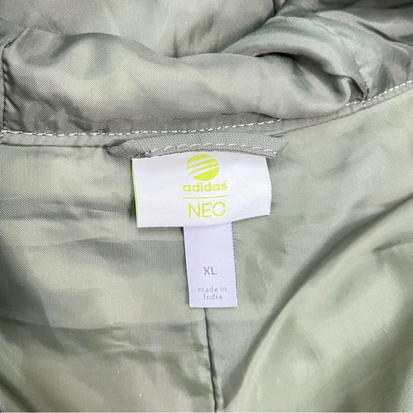 Adidas Neo Hooded Green Puffer - Picture 7 of 10